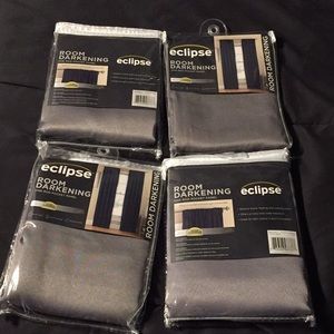 Room Darkening Curtains - Grey